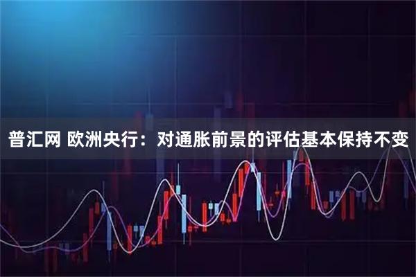 普汇网 欧洲央行：对通胀前景的评估基本保持不变